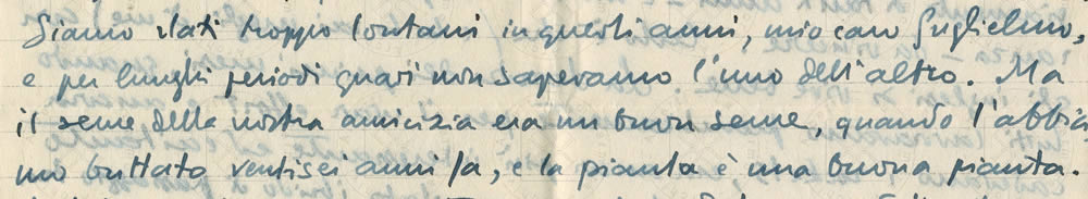 Lettera di Edoardo Ruffini ad Alberti, Londra, 20 agosto 1945
